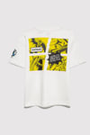 % 100 Pamuk Baskılı Bisiklet Yaka Erkek Çocuk T Shirt 6610420-70057 EKRU