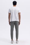 % 100 Pamuk Baskılı Regular Fit Bisiklet Yaka Erkek T Shirt EM462-OF BEYAZ