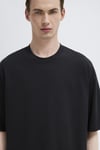 % 100 Pamuk Bisiklet Yaka Basic Erkek T Shirt 0613113-900 SİYAH