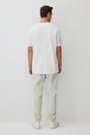% 100 Pamuk Bisiklet Yaka Basic Erkek T Shirt 0612269-70057 EKRU
