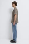 % 100 Pamuk Bisiklet Yaka Basic Erkek T Shirt 066249-87875 KAHVE
