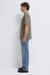 % 100 Pamuk Bisiklet Yaka Basic Erkek T Shirt 066249-87875 KAHVE