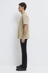 % 100 Pamuk Bisiklet Yaka Basic Erkek T Shirt 0611596-70360 BEJ