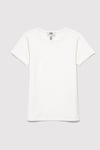 % 100 Pamuk Bisiklet Yaka Basic Kız Çocuk T Shirt 7610260-70057 EKRU