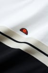 % 100 Pamuk Bisiklet Yaka Logolu Renk Bloklu Erkek T Shirt 6SM5014-BK SİYAH