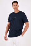 % 100 Pamuk Bisiklet Yaka Regular Fit Erkek T Shirt 5902757 İNDİGO