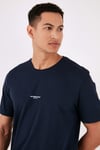 % 100 Pamuk Bisiklet Yaka Regular Fit Erkek T Shirt 5902757 İNDİGO