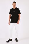 % 100 Pamuk Bisiklet Yaka Regular Fit Erkek T Shirt 5902757 SİYAH