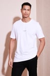 % 100 Pamuk Bisiklet Yaka Regular Fit Erkek T Shirt 5902757 BEYAZ