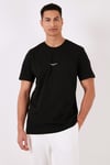% 100 Pamuk Bisiklet Yaka Regular Fit Erkek T Shirt 5902757 SİYAH