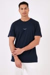 % 100 Pamuk Bisiklet Yaka Regular Fit Erkek T Shirt 5902757 İNDİGO