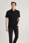 % 100 Pamuk Düğmeli Erkek Polo Yaka T Shirt 0612521-900 SİYAH