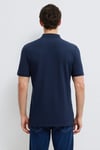 % 100 Pamuk Düğmeli Erkek Polo Yaka T Shirt 064946-70490 LACİVERT
