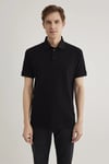 % 100 Pamuk Düğmeli Erkek Polo Yaka T Shirt 0612521-900 SİYAH