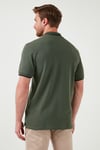 % 100 Pamuk Düğmeli Regular Fit Erkek Polo Yaka T Shirt 5902118 HAKİ