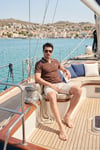 % 100 Pamuk Düğmeli Regular Fit Erkek Polo Yaka T Shirt 5902118 KAHVE