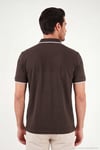 % 100 Pamuk Düğmeli Regular Fit Erkek Polo Yaka T Shirt 5902118 KAHVE