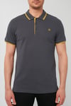 % 100 Pamuk Düğmeli Regular Fit Erkek Polo Yaka T Shirt 5902118 ANTRASİT