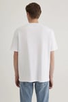 % 100 Pamuk Loose Fit Bisiklet Yaka Erkek T Shirt 067074-620 BEYAZ