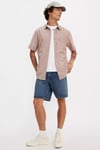 % 100 Pamuk Loose Fit Normal Bel Erkek Short A8461-0003 KOYU MAVİ