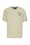 % 100 Pamuk Loose Fit Sırt Baskılı Bisiklet Yaka Erkek Çocuk T Shirt 912301-9856 AÇIK YEŞİL