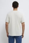 % 100 Pamuk Normal Kalıp Logolu Bisiklet Yaka Erkek T Shirt 0612732-70142 TAŞ