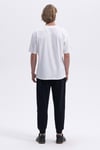 % 100 Pamuk Regular Fit Bisiklet Yaka Erkek T Shirt EM376-OF BEYAZ
