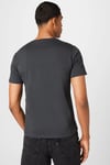 % 100 Pamuk Regular Fit Bisiklet Yaka Erkek T Shirt A2823-0188 SİYAH