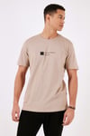 % 100 Pamuk Regular Fit Bisiklet Yaka Erkek T Shirt 5902622 VİZON