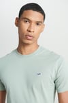 % 100 Pamuk Regular Fit Bisiklet Yaka Erkek T Shirt L60UFQ303 MİNT