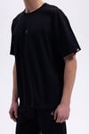 % 100 Pamuk Regular Fit Bisiklet Yaka Erkek T Shirt EM376-BK SİYAH