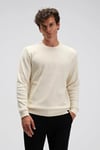 % 100 Pamuk Regular Fit Bisiklet Yaka Erkek Kazak EM615-BG BEJ