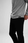% 100 Pamuk Regular Fit Bisiklet Yaka Erkek Kazak EM615-GR GRİ MELANJ