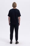 % 100 Pamuk Regular Fit Bisiklet Yaka Erkek T Shirt EM376-BK SİYAH