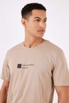% 100 Pamuk Regular Fit Bisiklet Yaka Erkek T Shirt 5902622 VİZON
