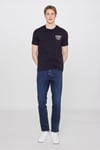 % 100 Pamuk Regular Fit Bisiklet Yaka Erkek T Shirt W2610018 001 SİYAH