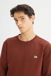 % 100 Pamuk Regular Fit Bisiklet Yaka Erkek Sweat L82IRY 906 KAHVE