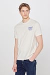 % 100 Pamuk Regular Fit Bisiklet Yaka Erkek T Shirt W2610018 614 BEJ
