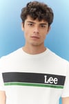 % 100 Pamuk Regular Fit Bisiklet Yaka Erkek T Shirt L211918 102 EKRU