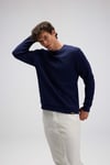 % 100 Pamuk Regular Fit Bisiklet Yaka Erkek Kazak EM615-NV LACİVERT