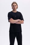 % 100 Pamuk Regular Fit Bisiklet Yaka Erkek T Shirt EM376-BK SİYAH