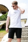 % 100 Pamuk Regular Fit Bisiklet Yaka Erkek T Shirt 5902624 BEYAZ