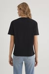 % 100 Pamuk Regular Fit Bisiklet Yaka Kadın T Shirt 1600955-900 SİYAH