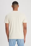 % 100 Pamuk Regular Fit Bisiklet Yaka Logolu Erkek T Shirt L241521 614 BEJ