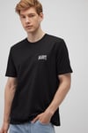 % 100 Pamuk Regular Fit Bisiklet Yaka Logolu Erkek T Shirt 0611714-900 SİYAH