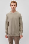 % 100 Pamuk Regular Fit Bisiklet Yaka Örme Erkek Kazak 0710197-70146 BEJ