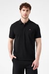 % 100 Pamuk Regular Fit Düğmeli Erkek Polo Yaka T Shirt 6SM5044-BK SİYAH