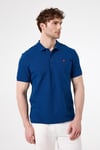 % 100 Pamuk Regular Fit Düğmeli Erkek Polo Yaka T Shirt 6SM5044-BL MAVİ