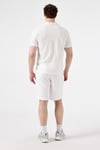 % 100 Pamuk Regular Fit Düğmeli Erkek Polo Yaka T Shirt 6SM5044-OF BEYAZ