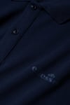 % 100 Pamuk Regular Fit Düğmeli Erkek Polo Yaka T Shirt 6SM5018-NV LACİVERT